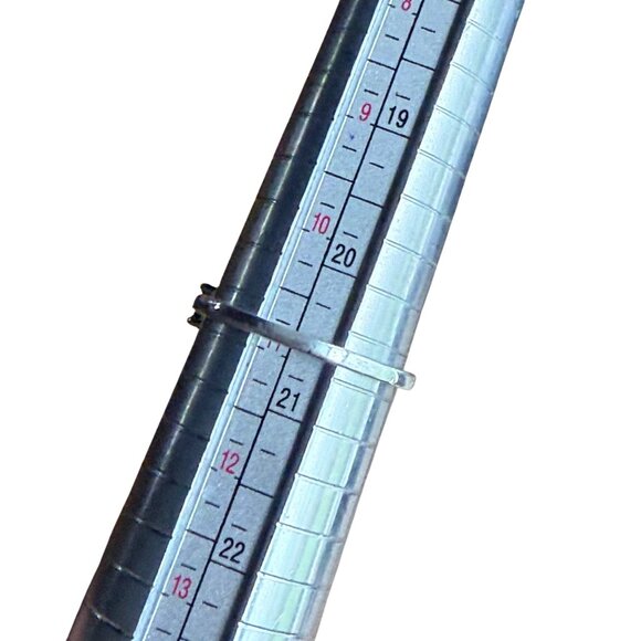 NWT Rainbow Gemstones Sterling Silver Band Ring Size 11 - Picture 6 of 6